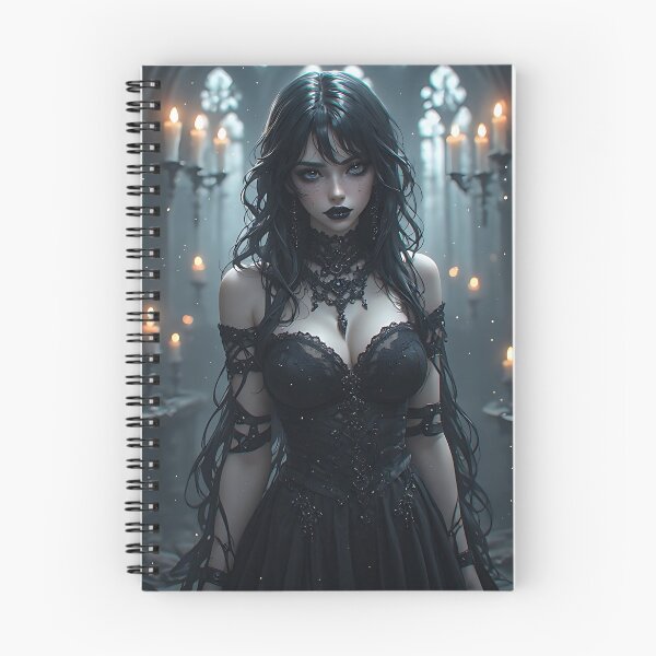 Item preview, Hot Halloween Anime Babe Goth Mommy Waifu Woman designed and sold by Your New Fixation.
