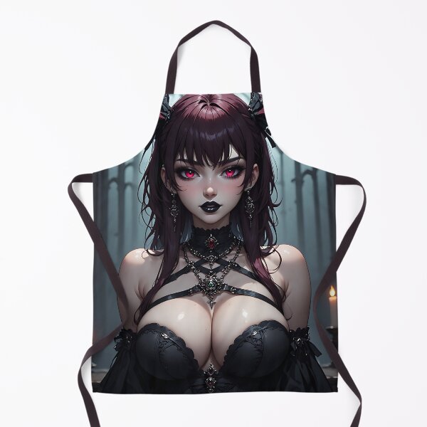 Item preview, Hot Halloween Anime Babe Goth Mommy Waifu Woman designed and sold by Your New Fixation.