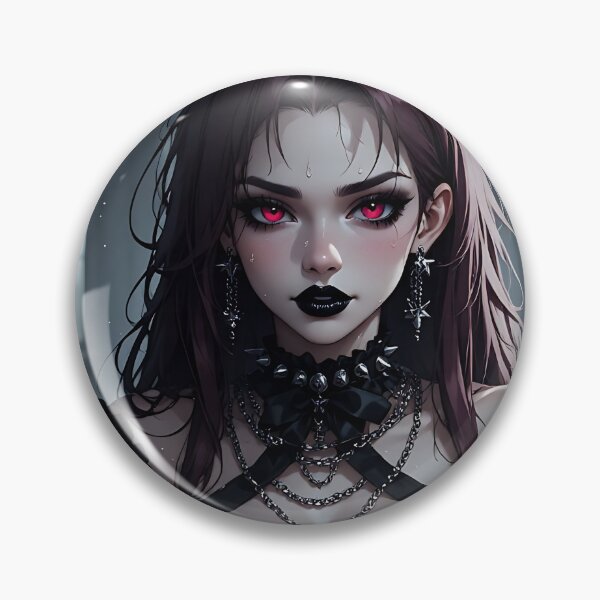 Item preview, Hot Halloween Anime Babe Goth Mommy Waifu Woman designed and sold by Your New Fixation.