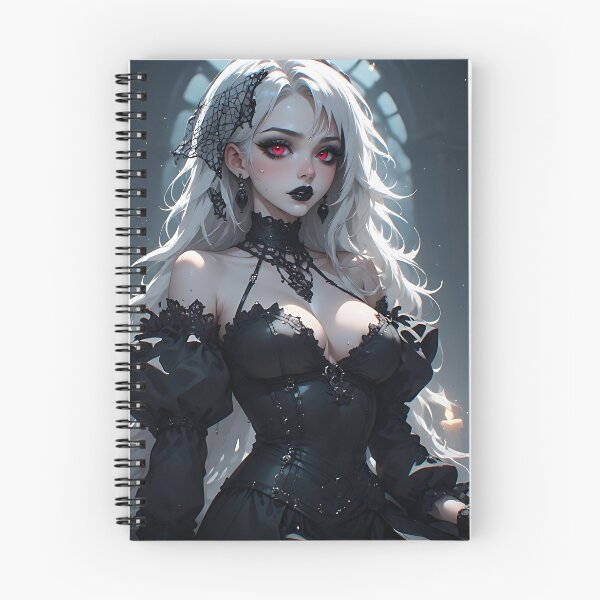 Item preview, Hot Halloween Anime Babe Goth Mommy Waifu Woman designed and sold by Your New Fixation.