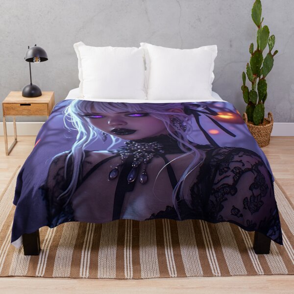 Item preview, Hot Halloween Anime Babe Goth Mommy Waifu Woman designed and sold by Your New Fixation.