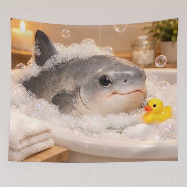 Item preview, Ocean Sunfish Bathtub Bubble Soak designed and sold by Sillytoe.