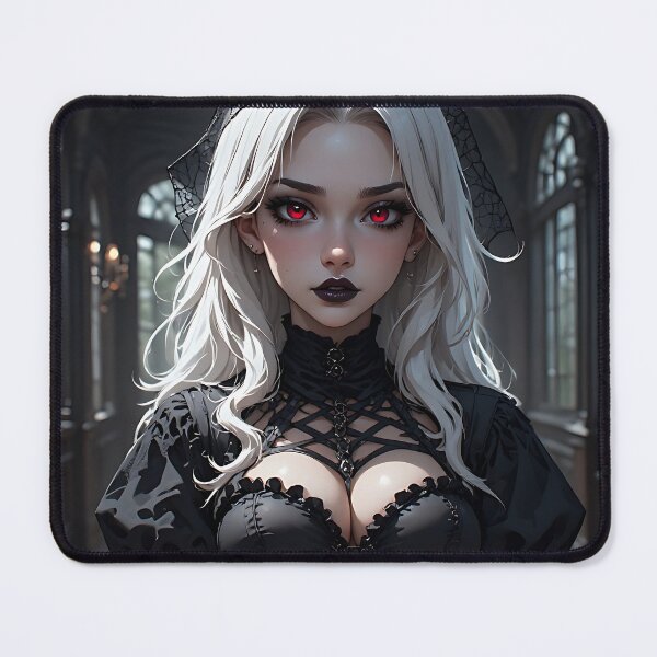 Item preview, Hot Halloween Anime Babe Goth Mommy Waifu Woman designed and sold by Your New Fixation.