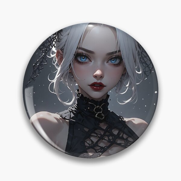 Item preview, Hot Halloween Anime Babe Goth Mommy Waifu Woman designed and sold by Your New Fixation.