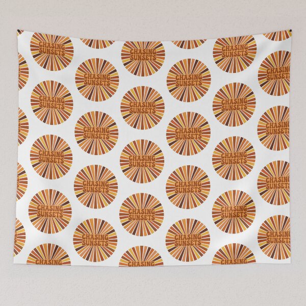 Item preview, Chasing Sunsets - Retro 70s Sunset Design designed and sold by Visual Dept..