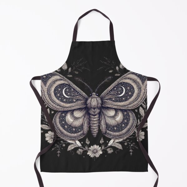 Item preview, Celestial Moon Butterfly Vintage Mystical Botanical designed and sold by LenNo9881.