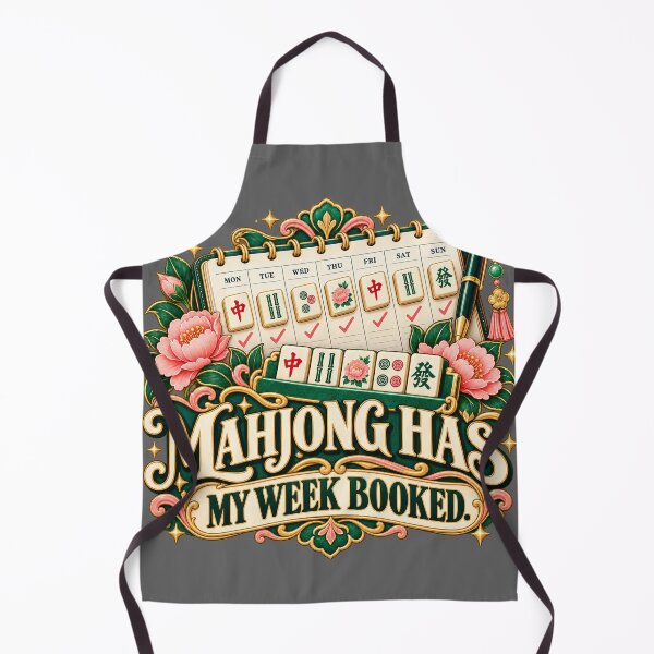 Item preview, Mahjong Has My Week Booked Humor designed and sold by Quirkloomstudio.