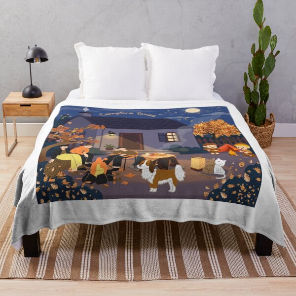 Item preview, Autumn Night Camping designed and sold by Kuevitaglowshop.