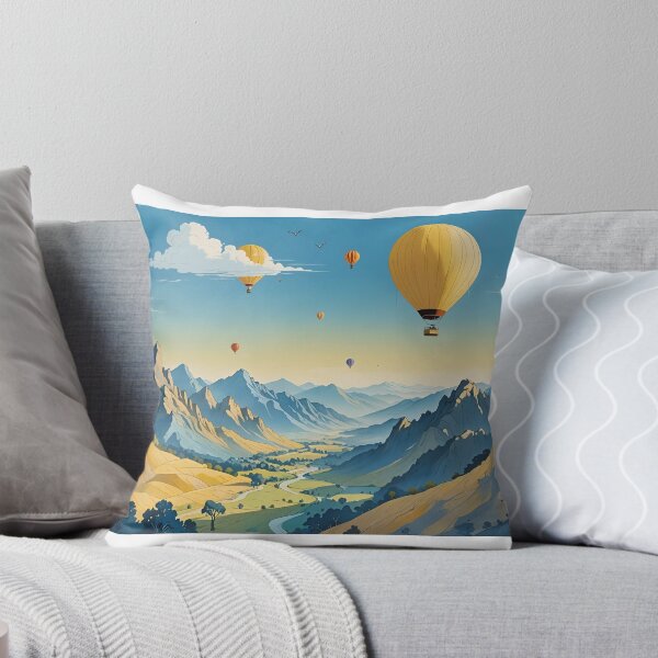 Item preview, Drifting Above the Mountain Valley designed and sold by tambanow.