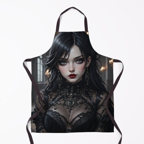 Item preview, Hot Halloween Anime Babe Goth Mommy Waifu Woman designed and sold by Your New Fixation.