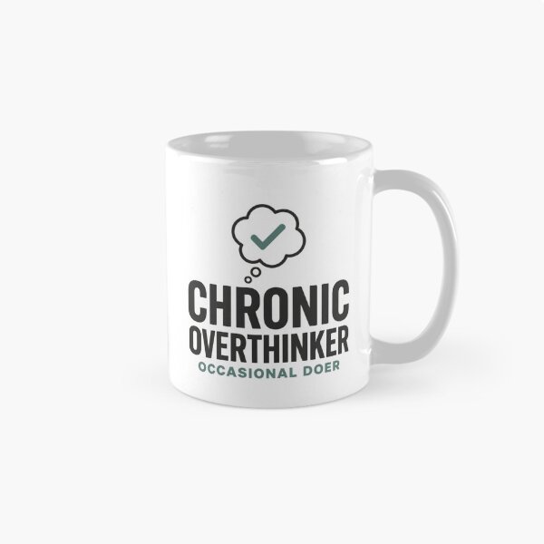 Item preview, Chronic Overthinker Thought Bubble Checkmark designed and sold by The Vault Shop.