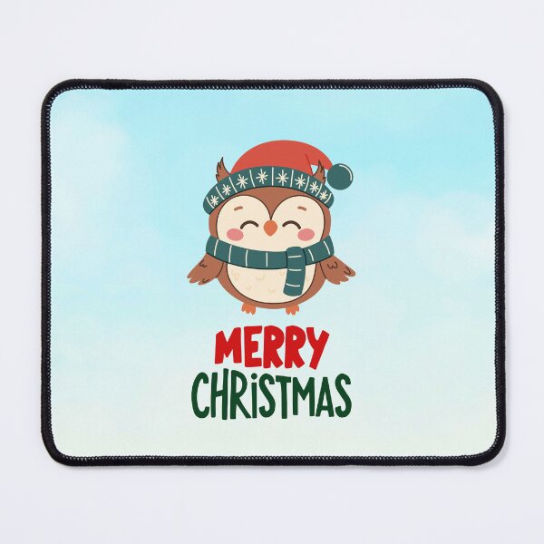 Item preview, Cute Merry Christmas Owl Holiday Art designed and sold by stormk10.