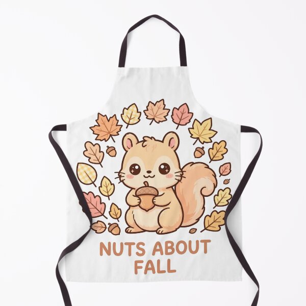 Item preview, Nuts About Fall - Cute Squirrel Autumn Pun designed and sold by Visual Dept..