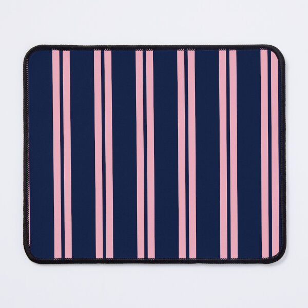 Item preview, Classic Navy Blue and Pink Vertical Stripes Preppy Pattern | Preppy Aesthetic Navy and Pink Striped Pattern for College Students | Back-to-School Navy Blue & Soft Pink Stripes designed and sold by VivaFy.