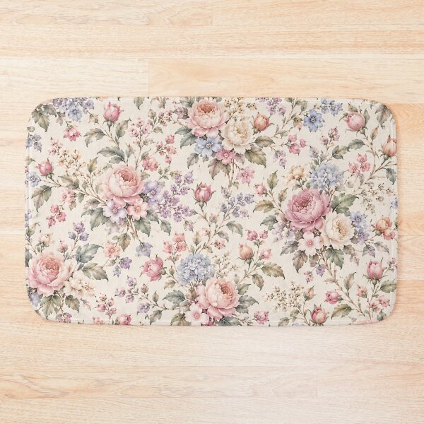 Item preview, Vintage Rose Garden – Romantic Watercolor Floral Pattern designed and sold by HO•Designs.