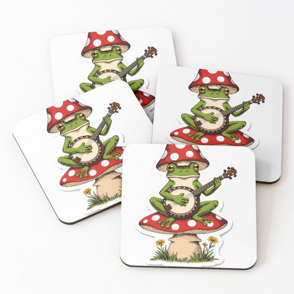 Item preview, Mushroom Frog Banjo shirt designed and sold by Stupid Shirts.