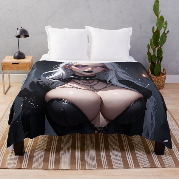 Item preview, Hot Halloween Anime Babe Goth Mommy Waifu Woman designed and sold by Your New Fixation.