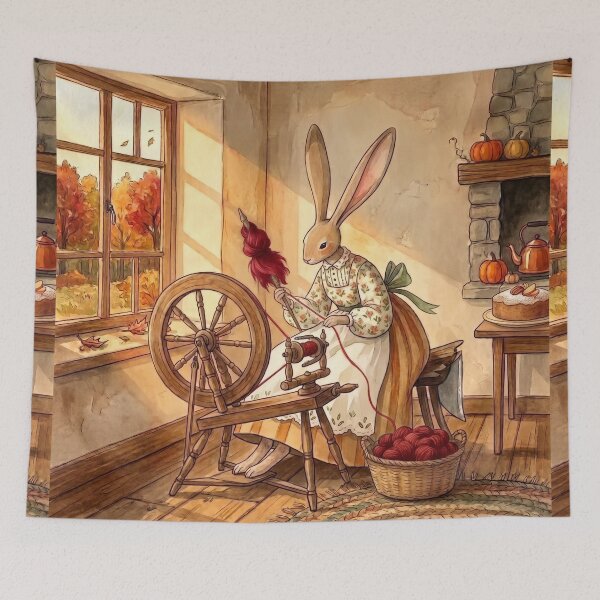 Item preview, Rabbit Spinning Yarn in Cozy Cottage designed and sold by Merli7.