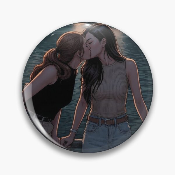 Item preview, LenaMiu Pls Kiss Thai GL Actress Lgbtq+ Comic Book Art Home Wall Decor Print Poster Pride TV Series Movie Music designed and sold by Mind Space.