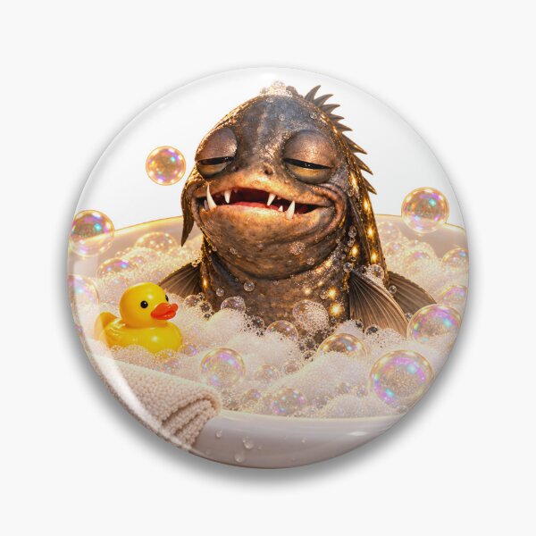 Item preview, Viperfish Bathtub Duck Visit designed and sold by Sillytoe.