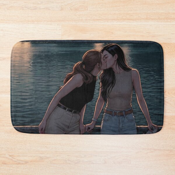 Item preview, LenaMiu Pls Kiss Thai GL Actress Lgbtq+ Comic Book Art Home Wall Decor Print Poster Pride TV Series Movie Music designed and sold by Mind Space.