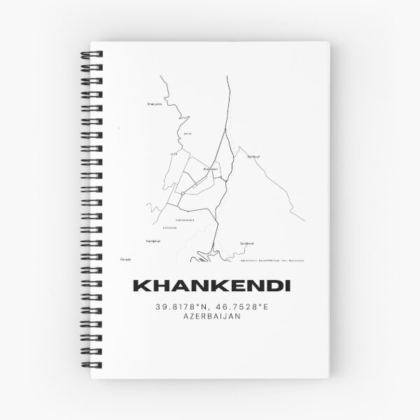 Item preview, Khankendi Azerbaijan Minimalist Location Map Coordinates designed and sold by RM-Journey.