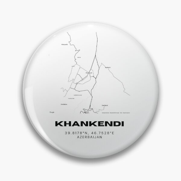 Item preview, Khankendi Azerbaijan Minimalist Location Map Coordinates designed and sold by RM-Journey.