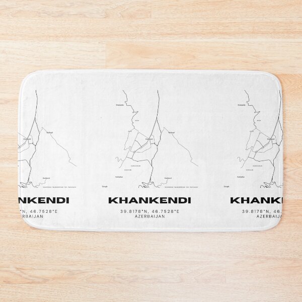 Item preview, Khankendi Azerbaijan Minimalist Location Map Coordinates designed and sold by RM-Journey.