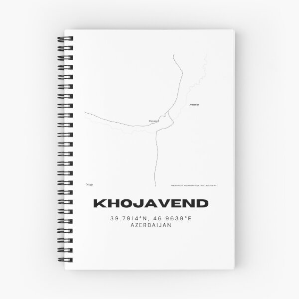 Item preview, Khojavend Azerbaijan Minimalist Location Map Coordinates designed and sold by RM-Journey.