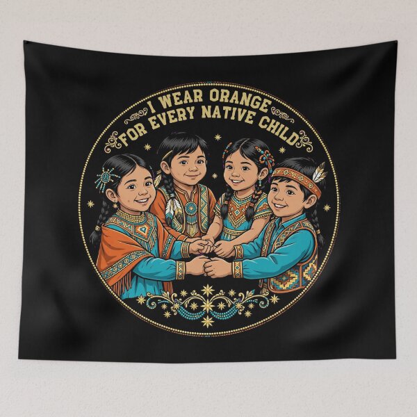 Item preview, I Wear Orange for Every American Native Child – Bold Awareness Design for Indigenous Support & Native Heritage Apparel designed and sold by Teetreasure2.