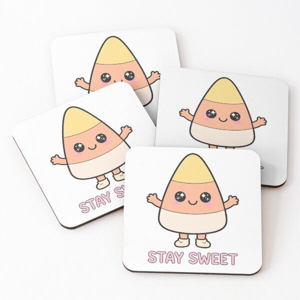 Item preview, Stay Sweet - Kawaii Candy Corn Halloween designed and sold by Visual Dept..