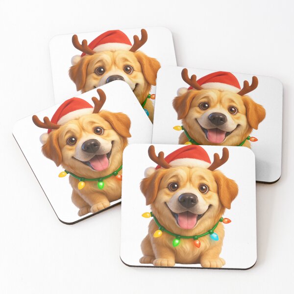 Item preview, Pyrador Dog Christmas Reindeer designed and sold by Sillytoe.