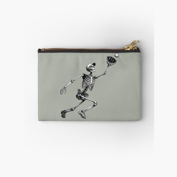 Item preview, Skeleton Fielder Catching Ball - Spooky Halloween Baseball designed and sold by Lady-K-.