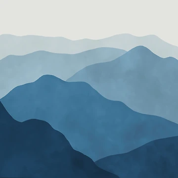 Artwork thumbnail, Blue Ridge Mountains by TMDesignStudio