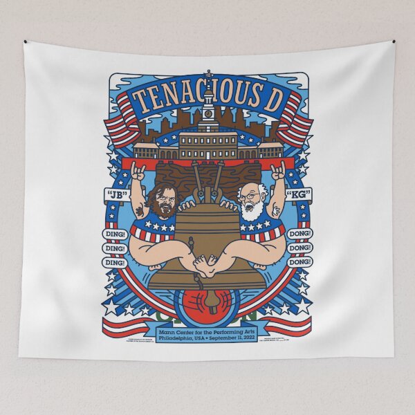 Item preview, Tenacious D Original Custom Vintage Music Band Tee Unique Poster Wall Art designed and sold by Cool Robot Bro..