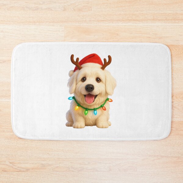 Item preview, Pyredoodle Dog Christmas Reindeer designed and sold by Sillytoe.