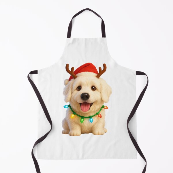 Item preview, Pyredoodle Dog Christmas Reindeer designed and sold by Sillytoe.