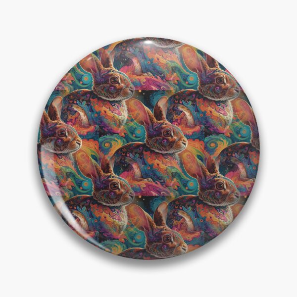 Item preview, Wall of Cosmic Rabbits designed and sold by Cathedral of Curiosity.