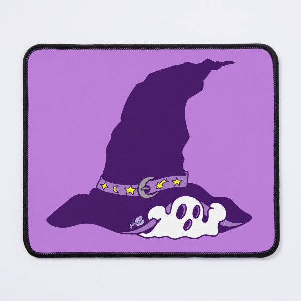 Item preview, Sweet ghost under witch hat halloween designed and sold by zib.art.