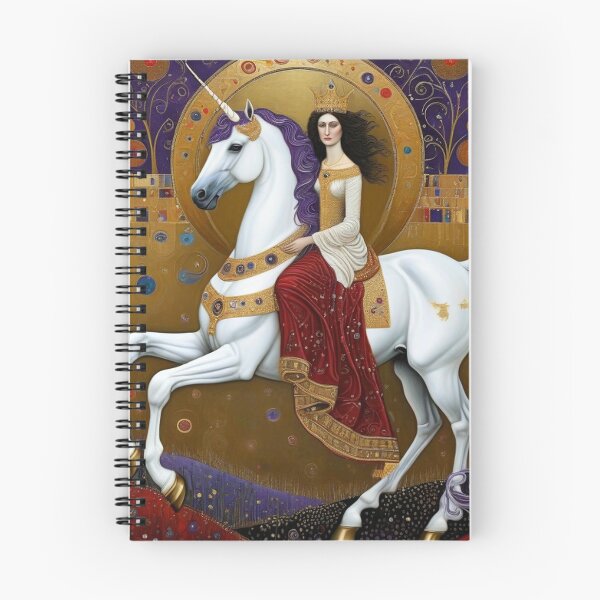 Item preview, Abstract Lady On a Unicorn designed and sold by TheDarkWardrobe.