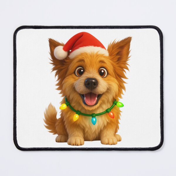 Item preview, Pyrenean Shepherd Dog Christmas Cheer designed and sold by Sillytoe.