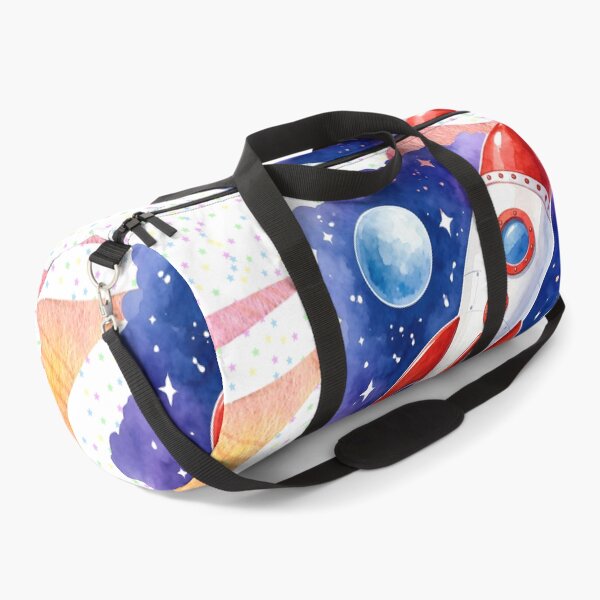 Item preview, Watercolor Rocket Ship designed and sold by Kuevitaglowshop.