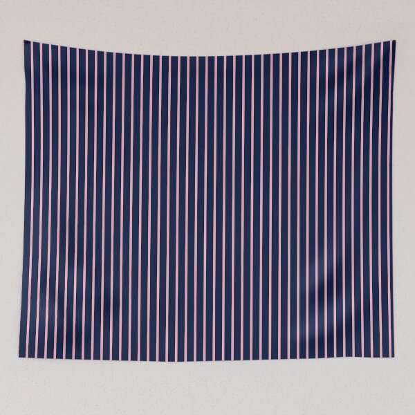 Item preview, Navy Blue and Coquette Pink Vertical Stripes Pattern | Preppy Navy Blue Striped Design for College Students | Aesthetic Gift for Her Mom Bride designed and sold by VivaFy.