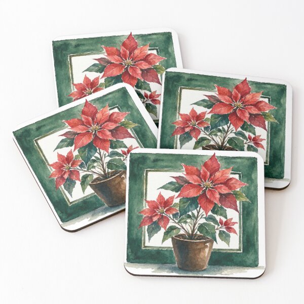 Item preview, Poinsettia Design 2 designed and sold by susiecc.