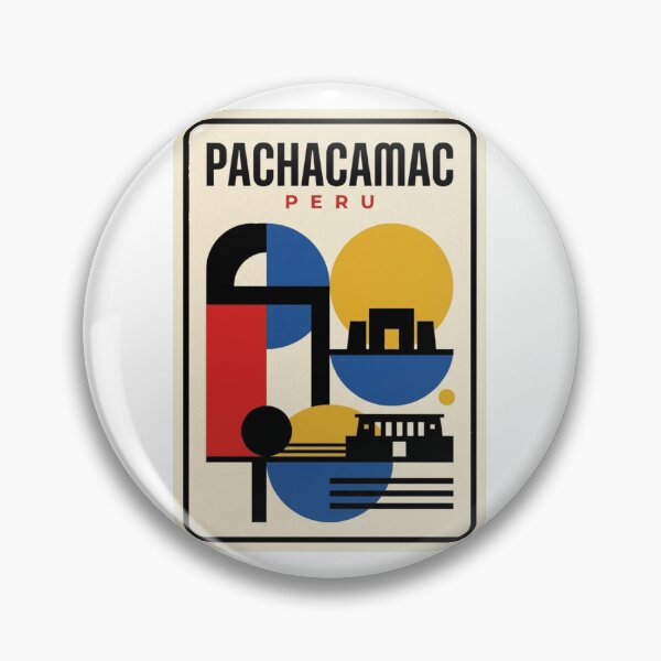 Item preview, Retro Pachacamac Bauhaus Geometric Skyline designed and sold by k3rstman1.