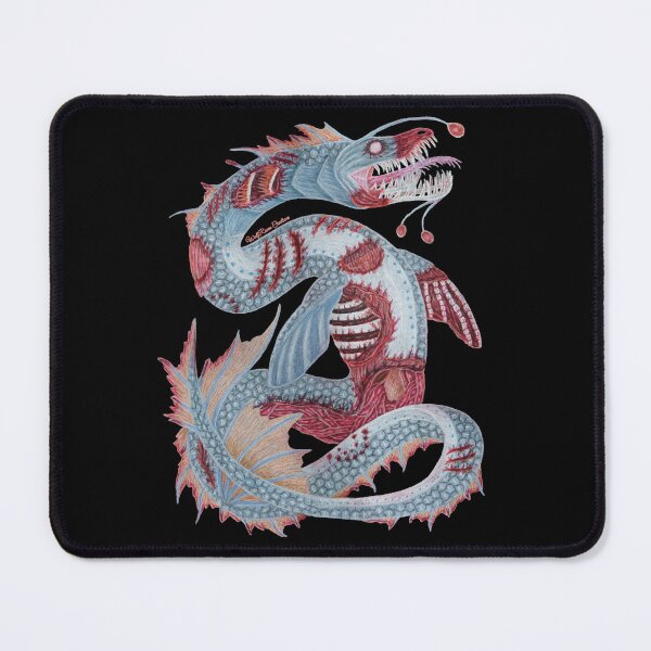 Item preview, Zombie sea serpent in colored pencils designed and sold by WolfRaven Creations.