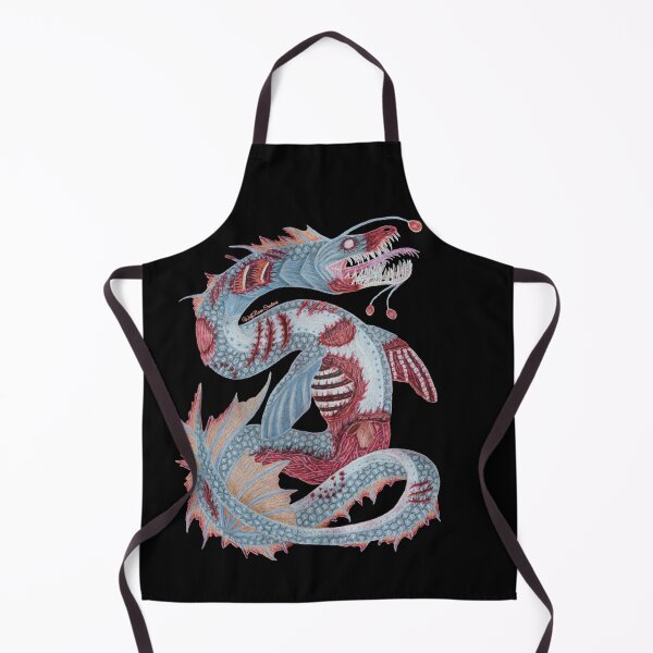 Item preview, Zombie sea serpent in colored pencils designed and sold by WolfRaven Creations.