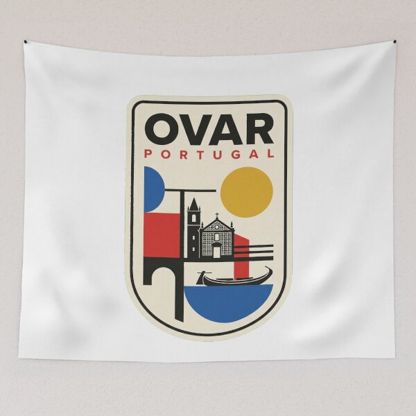 Item preview, Retro Ovar Bauhaus Geometric Skyline designed and sold by k3rstman1.