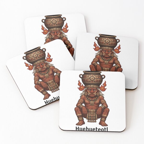 Item preview, Huehueteotl, the Mexica (Aztec) God of Fire designed and sold by ArteTeoma.