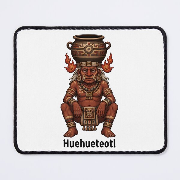 Item preview, Huehueteotl, the Mexica (Aztec) God of Fire designed and sold by ArteTeoma.